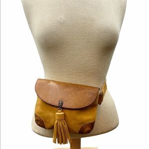 Most Wanted USA Tassel Suede Fanny Pack